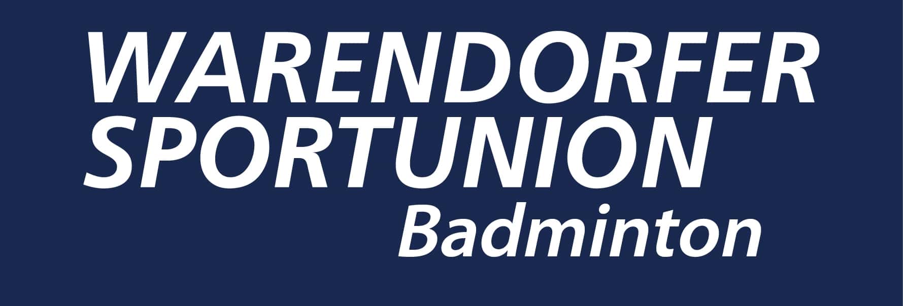 WSU Schriftzug Rücken inkl. Abteilung Badminton
